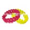 Fashion bracelet eco-friendly silicome material wrap bracelet braided bracelets