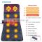 Ningde Crius Shiatsu Vibration Massage Mattress Heating Thermal Therapy 10 Motors Electric Yoga stretch Massage Mat for bed