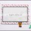 Factory price 7'' touch screen sensor glass spare parts for smart home