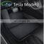 For Tesla Model 3 car waterproof non-slip floor mat TPE XPE modified car accessories 3Pcs/Set Fully surrounded special foot pad