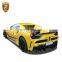 Комплект внешнего тюнинга в стиле MS для Fer-rari 488 GTB: передний бампер, боковые юбки, крылья, спойлер для автомобиля