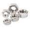 1/4 20UNC High quality and low price wholesale 304 Stainless steel inch hex nuts American system hex nut