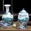 Home decor chinese blue and white ceramic porcelain flower vase
