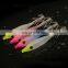 New Arrival 4g 8cm Sea Fishing Lure wood Shrimp Squid Octopus Soft Baits Lures High quality squid hook squid jigs