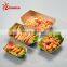 Sunkea Eco Friendly Custom Printed Brown Kraft Paper Tray for Food