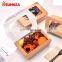 Sunkea 750ml printed logo kraft paper personalized salad box