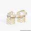 Gold fancy napkin rings