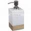 white marble soap dispenser