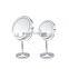 Double-sided Stainless Steel 1X/3X/5X Cosmetic Mirror Vanity Table With Led Light Makeup Mirror LED Cosmetic Makeup Mirror