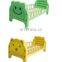 Kindergarten Kids Bedroom Pink Pig Style Children Bed Plastic and Wood Material Children Furniture for sale