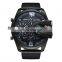 Oulm 3790 Delicate Sport Mens Watches Multiple Time Zone Relojes Hombre Quartz Wrist Watch Compass Timepiece Wrist Watch