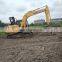 Japan Komatsu PC130 earthmoving machine, Komatsu 13ton midi crawler digger