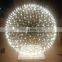Hotel Living Room Luxury Restaurant Spark Ball Stainless Steel LED Chandelier Shopping Mall Starry Chandelier Lamp