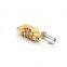 4-Digit Code Lock Brass Combination Password Padlock Square Type Plated Iron Padlock