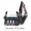 8 Cores 3 input mid-span ports optic fiber ftth Distribution termination box  ftth drop cable box black color ABS material