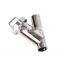 SS304 sanitary stainless steel y type strainer industrial filter weld connection