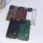 Classic Vintage Crocodile Skin Mobile Cell Phone Case Bracket Wrist Strap Leather For Iphone 7 8P X Xr 11 12 13 14 Pro Max