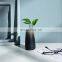 Wholesale Hydroponic Vase Nordic Vaso De Flores Handmade Coil Gold Silver Small Gradient Ceramic Vase For Rustic Home Decor