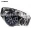 SINOBI Pilot Wrist Watch Cool Dark Black S9639G Three Small Dial with Luminous Pointers Custom Watches Accepted  jam tangan pria