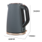 Retro Breakfast Series toaster kettle Set Home multipurpose breakfast machine heating toaster spit driver