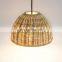 Factory direct outdoor fixture rattan chandelier pendant light bamboo pendant wicker floor table rattan lamp shade
