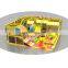 Hot sale soft play games kids plastic indoor playground equipment with trampoline park For Sale