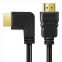 90 Degree Left Angle Hdmi To Hdmi Cable 1.4v 2.0v 4K Hdmi Cable for Camera HD1065