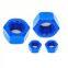 Blue PTFE Coating Hexagon Nuts / A194 2H UNC Thread Hex Nut