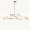 Modern LED Glass Ceiling Lamp Tree Style Home Lighting for Luxury Living Room and Home Office Luxury Pendant Lamp Decoration