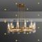 Modern RAVELLE ROUND CHANDELIER glass blown led ceiling light for living room bedroom hotel