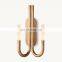 Modern luxury pendant lamp acrylic led chandeliers ROUSSEAU 36 round brass chandelier