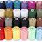100% Spun Polyester Sewing Thread 40/2 5000yds Dye Patterned Yarn for Garments in Different Colors