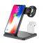 hot product 3 in 1 wireless charging dock Multifunction wireless charger for earphone/watch/phones