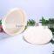 lightweight round poplar bark box for cake wooden cake/cheese packing box