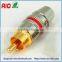 High end RCA RGB male plug and female jack socket CYB RX connector