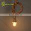 Creative DIY Hemp Rope Pendant Light for Home                        
                                                Quality Choice