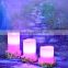 Remote control weeding party decoration led induction color changing candle