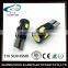 Hot Sale Auto Led bulb W5W T10 5630 6SMD with lens canbus in black 12V LED reading lights car led light