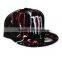 Fashion Cool Aiptasia Embroidery Man Women Hiphop Snapback Flat Brim Cap