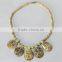 Skull Bone Pendant Beads Chains Engraved Horn Jewelry `