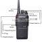 Juentai Transceiver JT-H100 UHF400-480Mhz 16 CH 7.4V 10W Long Distance Handheld Amateur Two-Way Radio