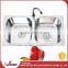 Multifunctional 304 stainless steel triangle kitchen sink one piece kitchen sink and countertop