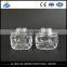 11ml Polygon clear glass bottle