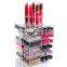 C163 Acrylic Rotary Cosmetic Lipstick Display Rack