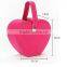 AN394 ANPHY Romantic Heart-shaped Flannelette Ring Earring Jewelry Gift Box Holder Display Stock 15*7.5*13cm