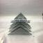 reflection effect Christmas tree style glass candle holder