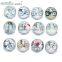 18mm Glass snap button Cutomized for interchangeable charm jewelry fit snap button Jewelry Cousin jewelry