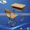 economic modern standard school desk and chair price for single