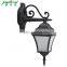 Decorative exterior garden wall light lantern
