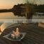 high-end acrylic swing chair transparent plexiglass deck chair